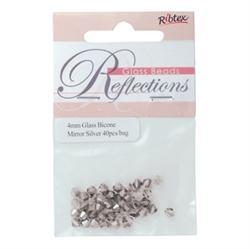 AussieSuperStore Jewellery Making Supplies Glass Bicone Beads 4mm (in 3 styles) Glass Bicone Beads 4mm| Jewellery Making Beads| Jewellery Making Supplies